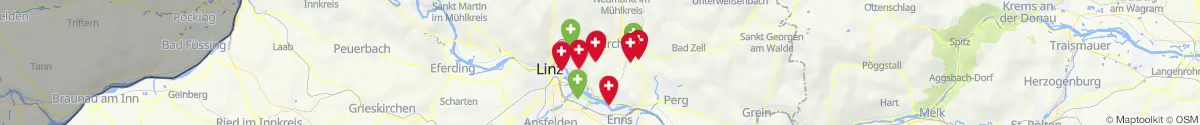 Kartenansicht für Apotheken-Notdienste in der Nähe von Engerwitzdorf (Urfahr-Umgebung, Oberösterreich)